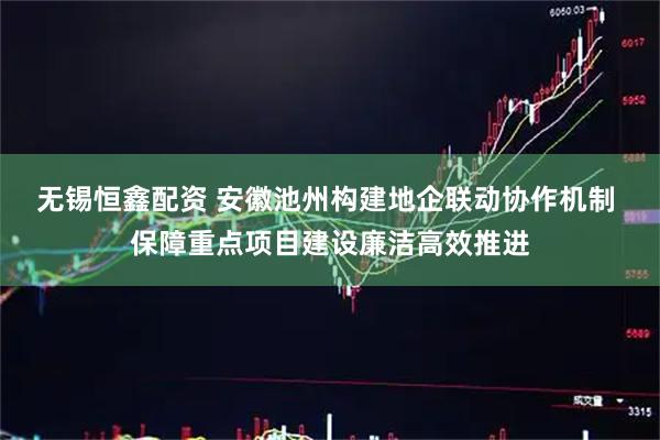 无锡恒鑫配资 安徽池州构建地企联动协作机制 保障重点项目建设廉洁高效推进
