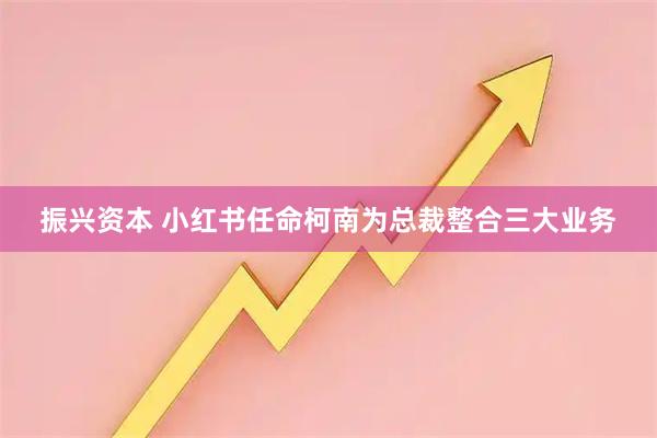 振兴资本 小红书任命柯南为总裁整合三大业务
