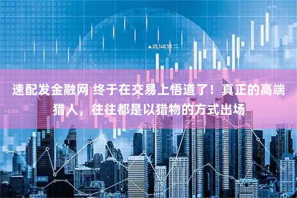 速配发金融网 终于在交易上悟道了！真正的高端猎人，往往都是以猎物的方式出场