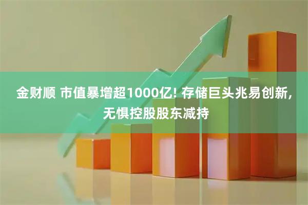 金财顺 市值暴增超1000亿! 存储巨头兆易创新, 无惧控股股东减持