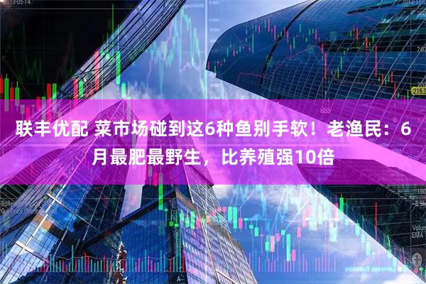 联丰优配 菜市场碰到这6种鱼别手软！老渔民：6月最肥最野生，比养殖强10倍